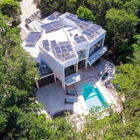 Tulum Country Club Private Villa With Pool 18 People